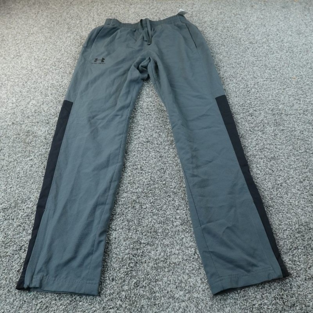 Under Armour Pants Mens M Gray Athletic Loose Fit Drawstring Track Performance